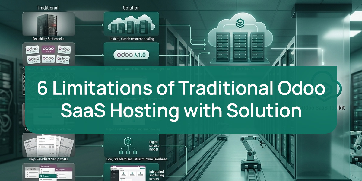 6 Limitations of Traditional Odoo SaaS Hosting with Solution